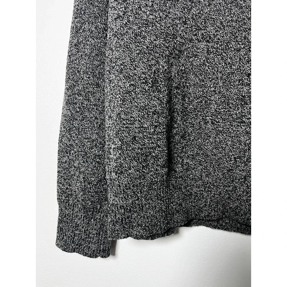 J. Crew Men's Lambswool V-Neck Slim Fit Sweater Gray Pullover Knit size large